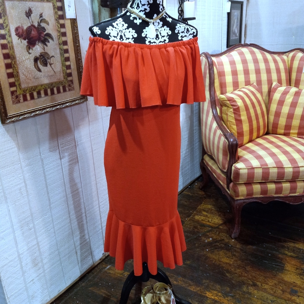 Lularoe CiCi pencil dress New CORAL